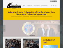 Tablet Screenshot of nextlevelautomotivegroup.com